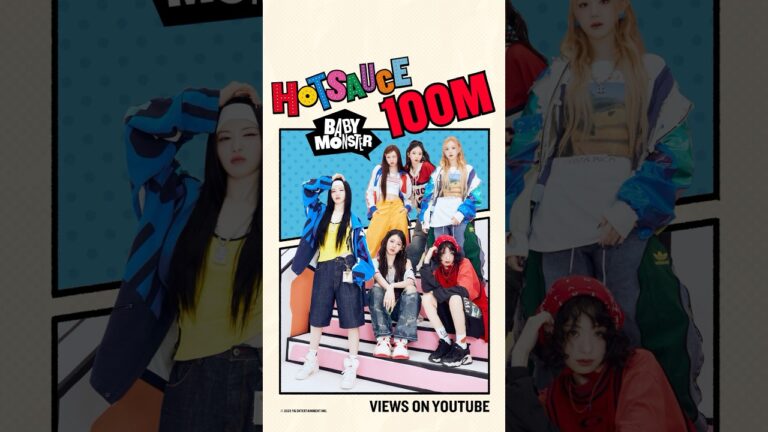 Babymonster ‘hot sauce’ m/v hits 100 million views #babymonster